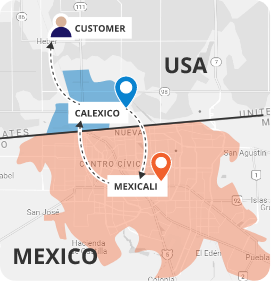 Calexico Map